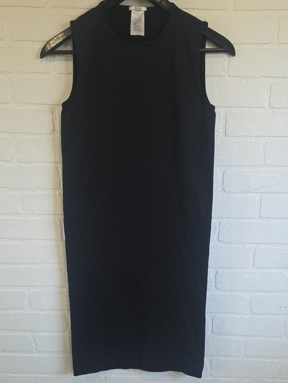 Wolford Black Sleeveless Midi Bodycon Dress